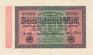 20000 Mark 1923 Ro.84c